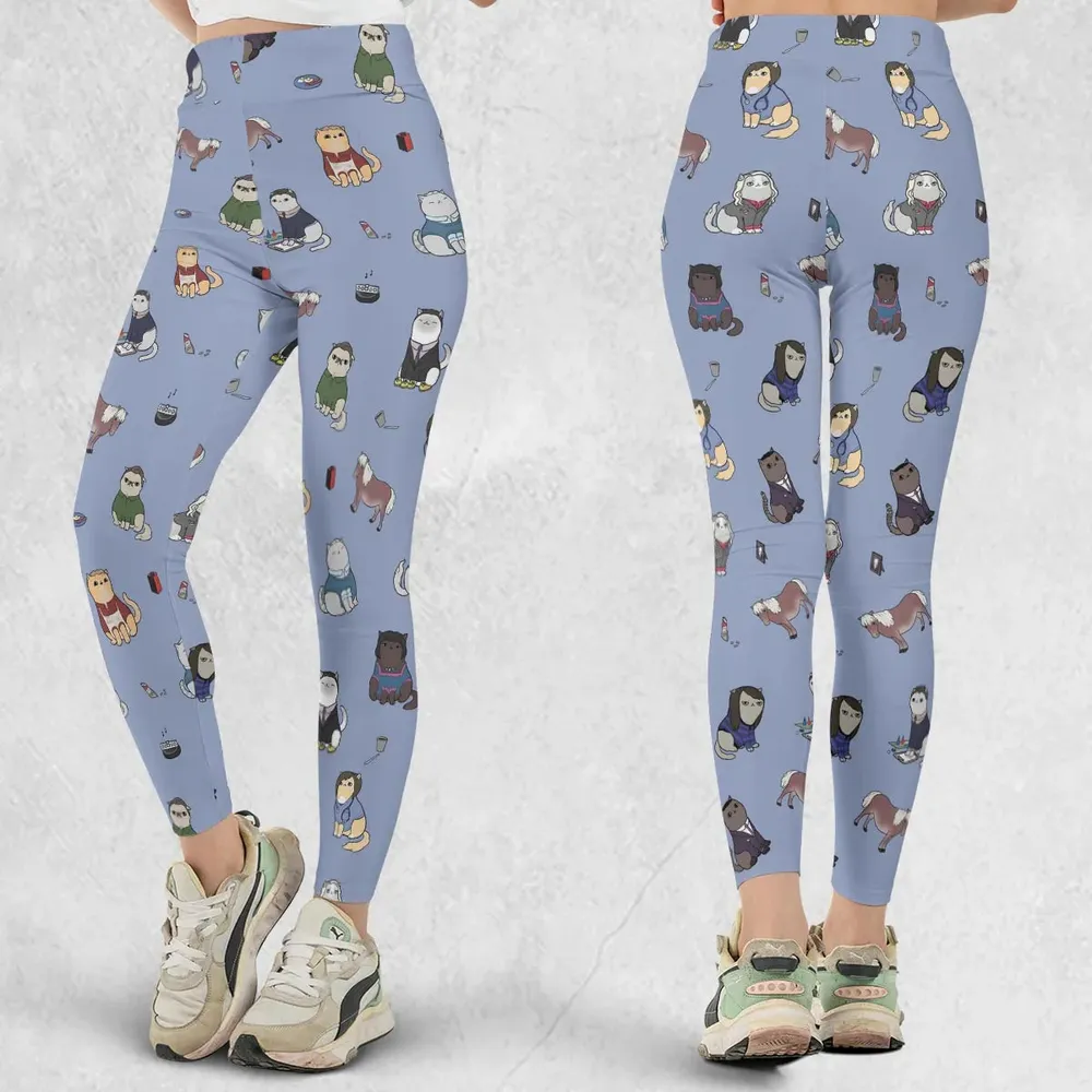 Purrs and Recreation Parks and Recreation Legging - 1