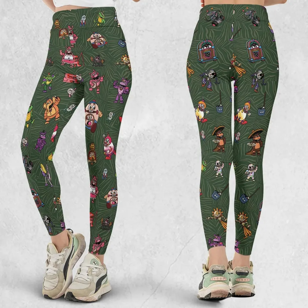 Five Nights at Freddy's Characters Legging - 1