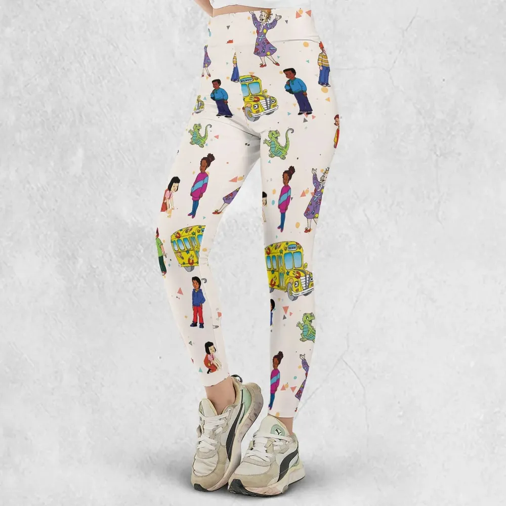 The Magic School Bus Characters Legging - 2