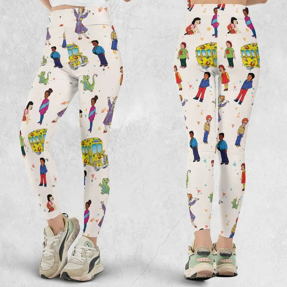 The Magic School Bus Characters Legging - 1