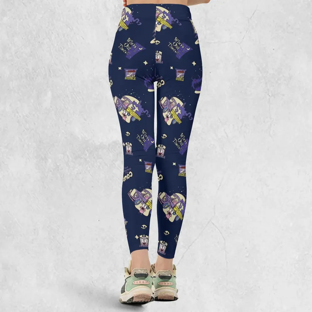 Courage the Cowardly Dog Scenic Legging - 3