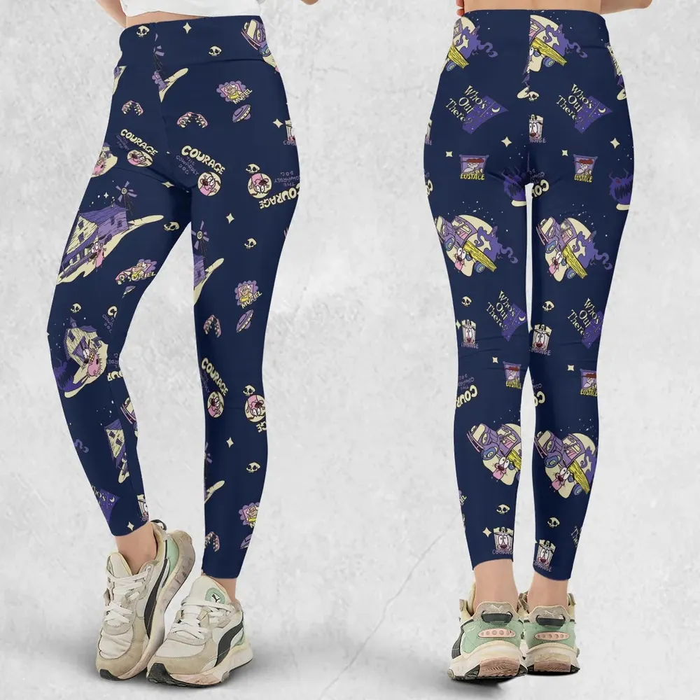 Courage the Cowardly Dog Scenic Legging - 1