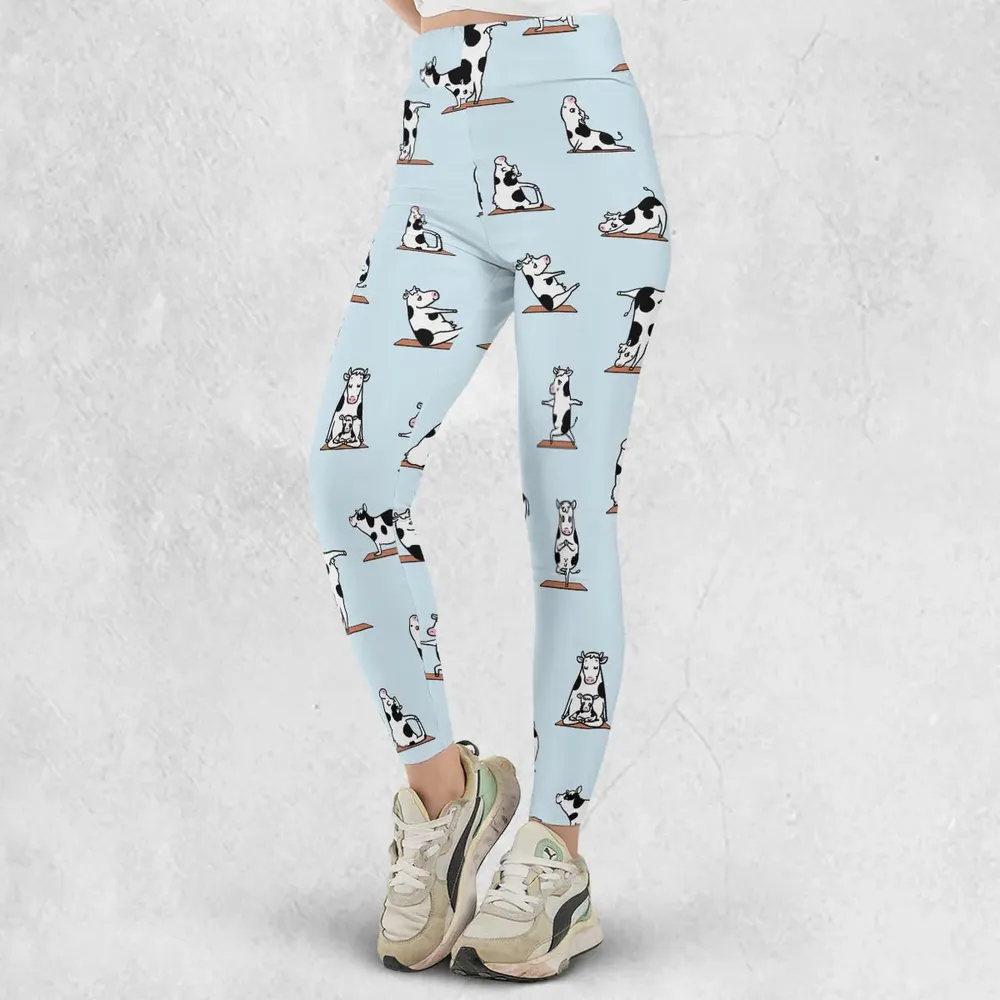 Moo Yoga Pattern Legging - 2