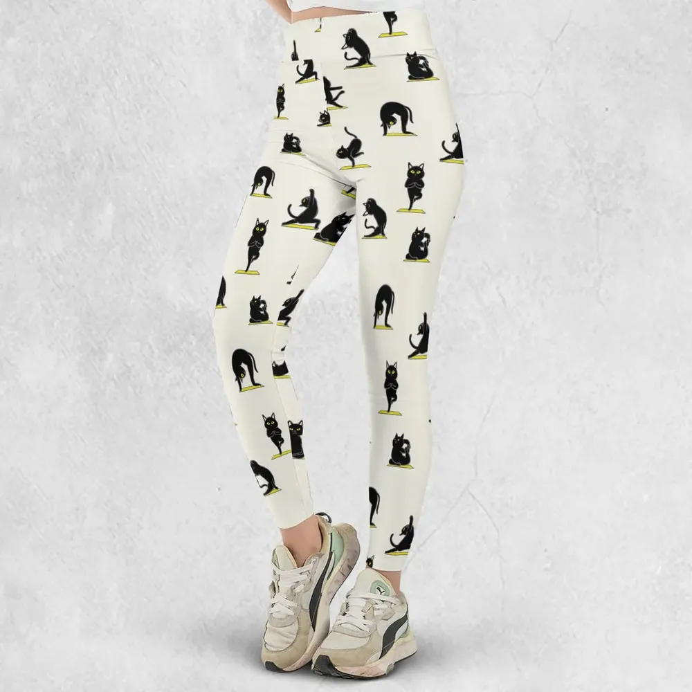 Bombay Cat Yoga Pattern Legging - 2