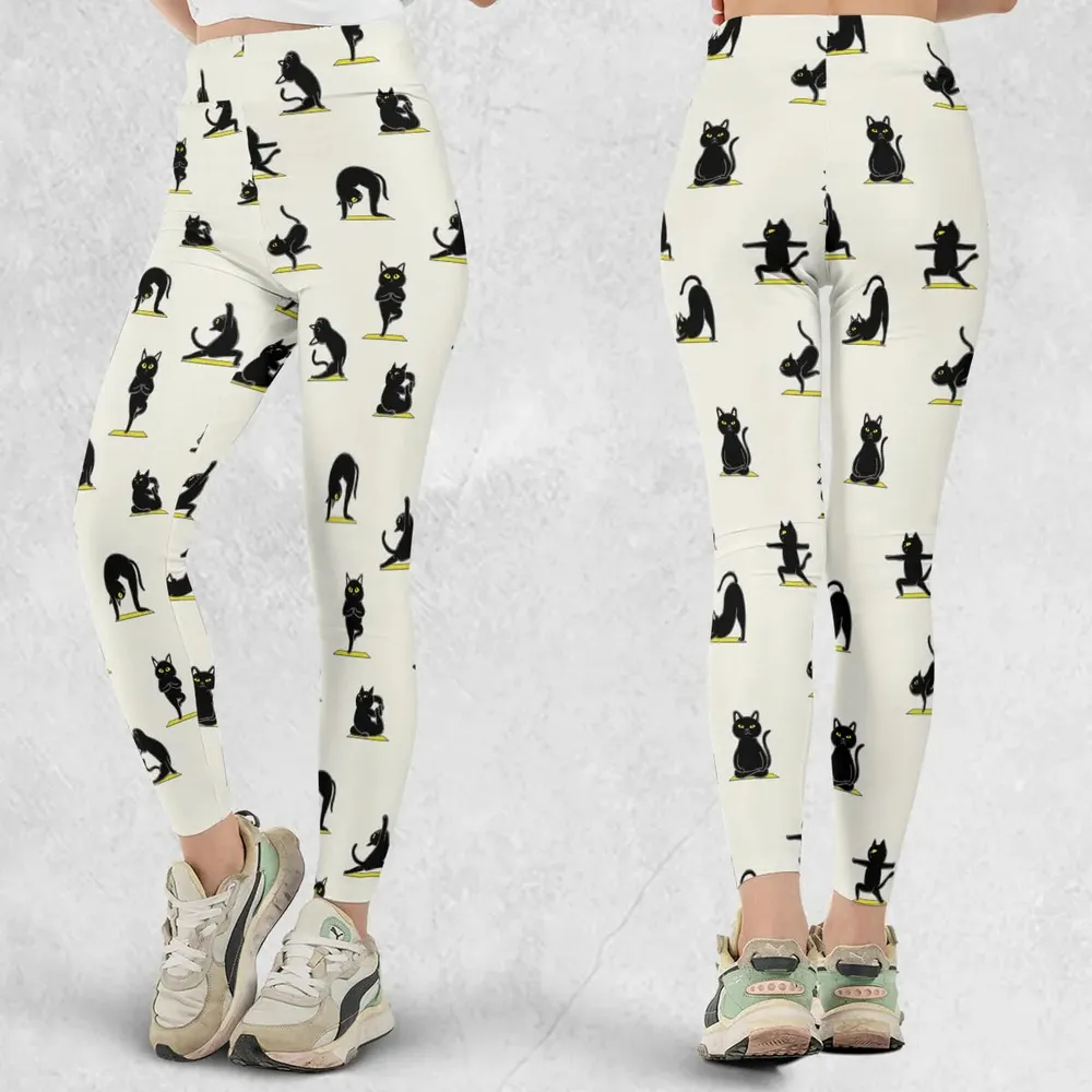 Bombay Cat Yoga Pattern Legging - 1