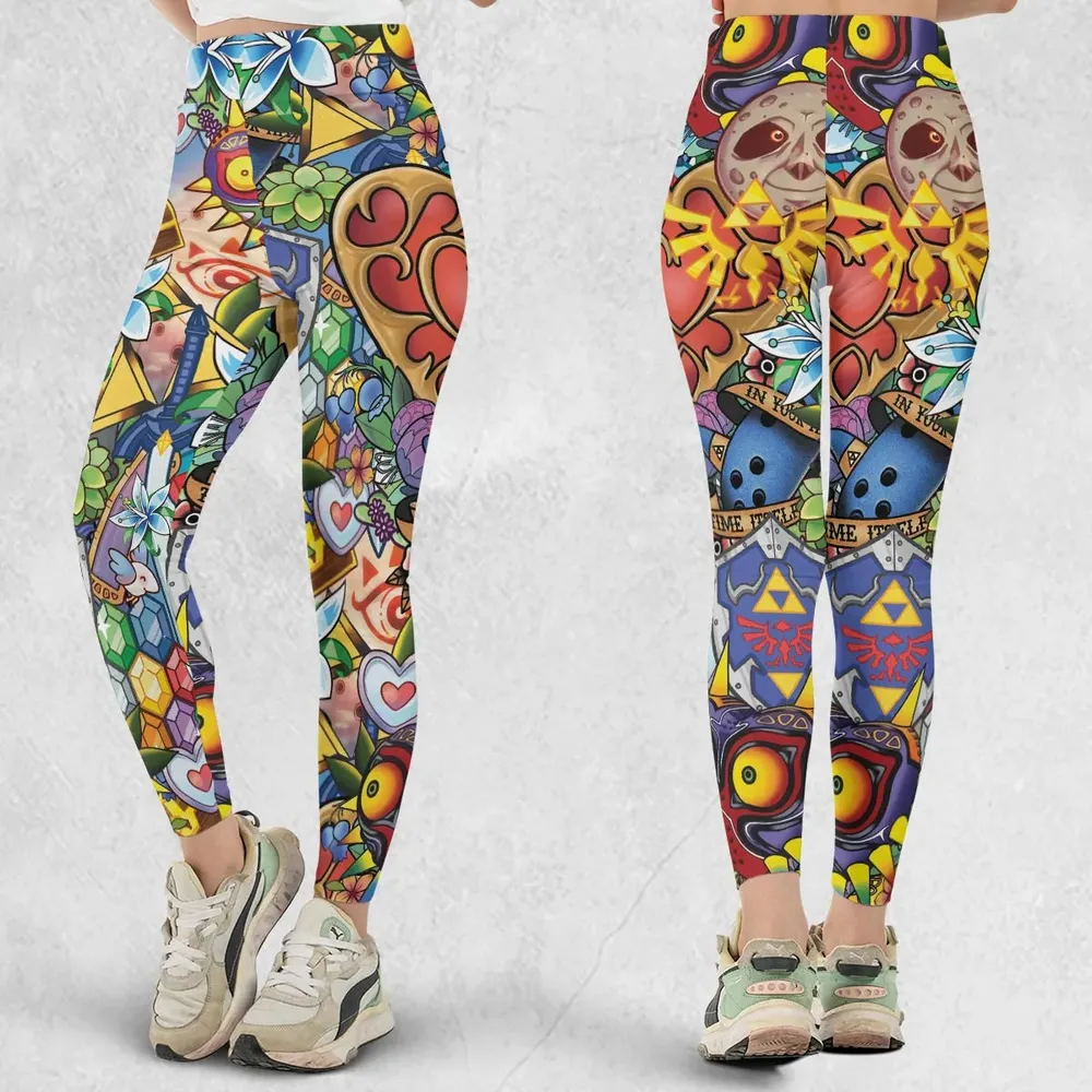 A Majora's Mask The Legend of Zelda Legging - 1