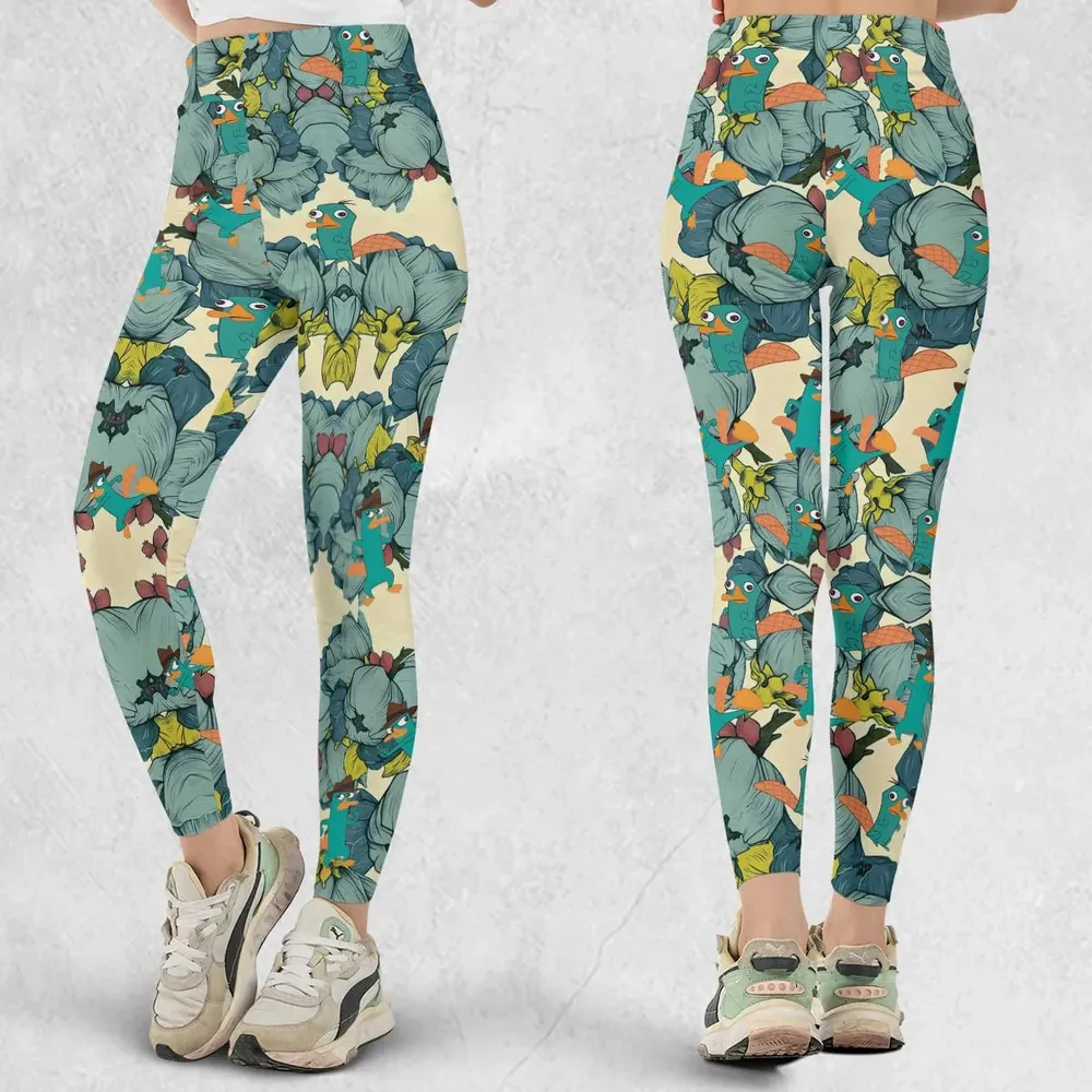 Perry The Platypus Phineas and Ferb Legging - 1