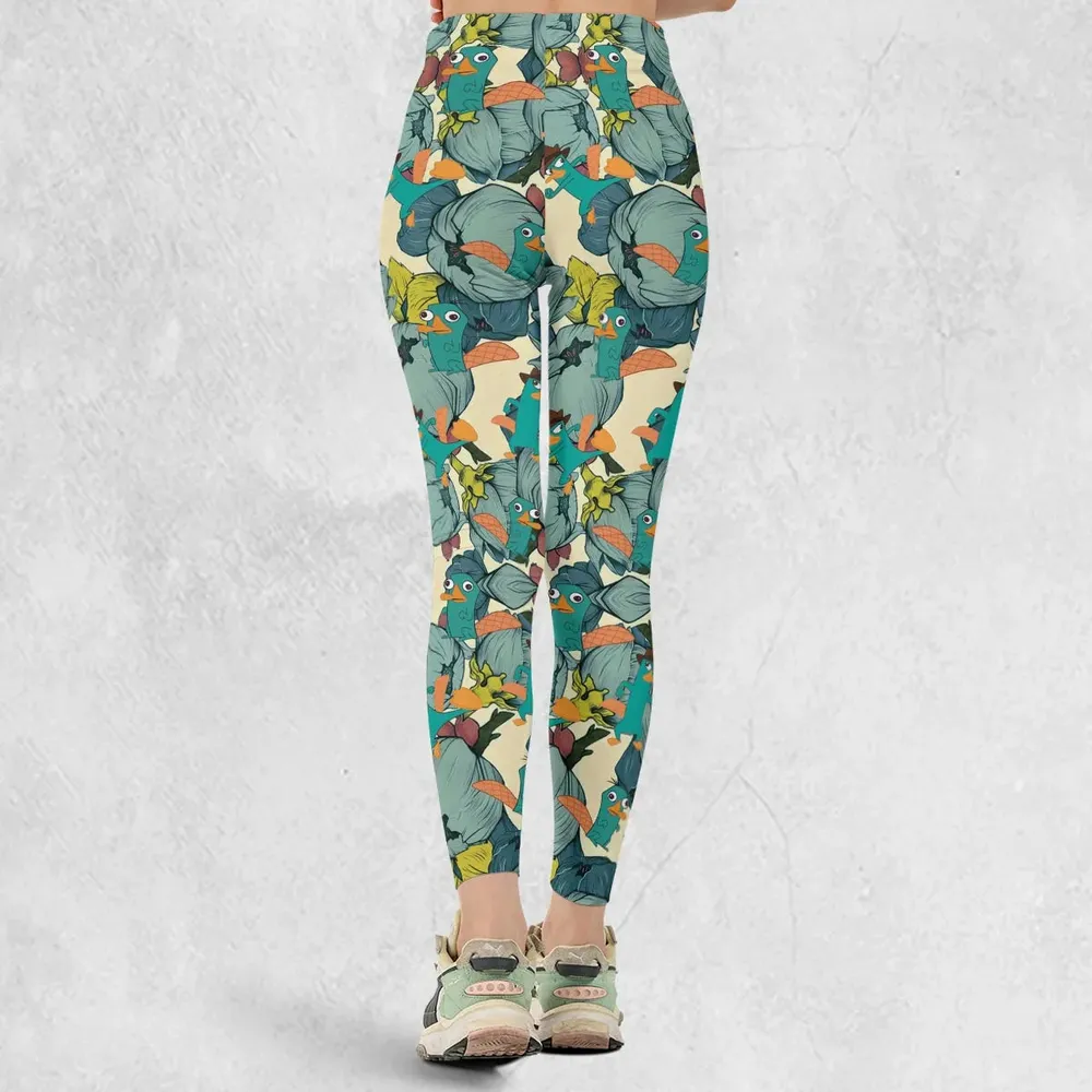 Perry The Platypus Phineas and Ferb Legging - 3