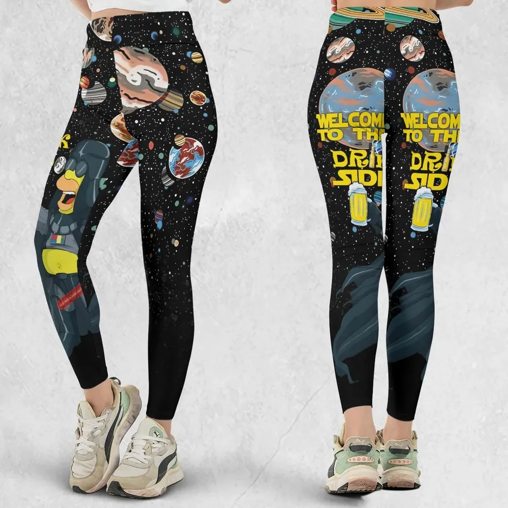 Simpson Darth Vader Welcome To The Drink Side Legging - 1