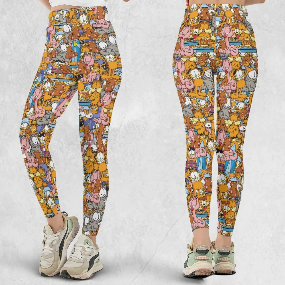 Purr-fect Garfield Legging - 1