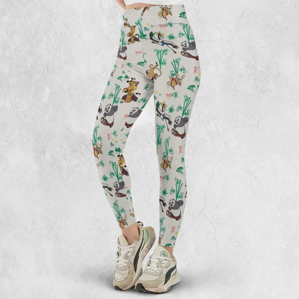 Kung Fu Panda Characters Legging - 2