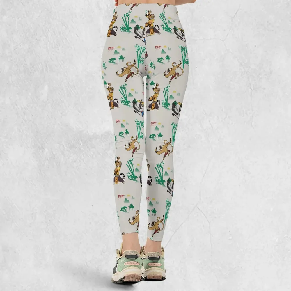 Kung Fu Panda Characters Legging - 3