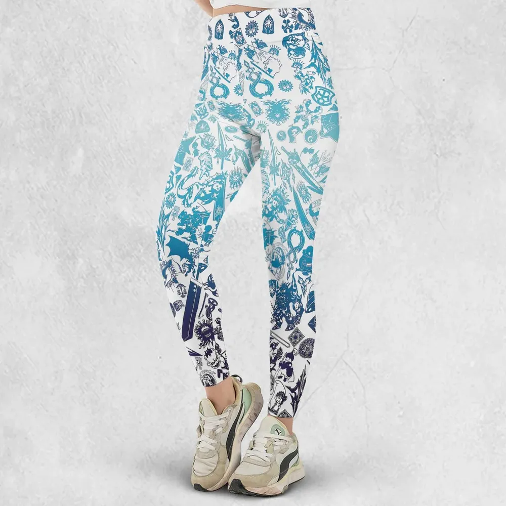 Blue Moggle Final Fantasy Legging - 2