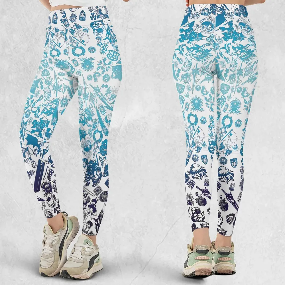 Blue Moggle Final Fantasy Legging - 1