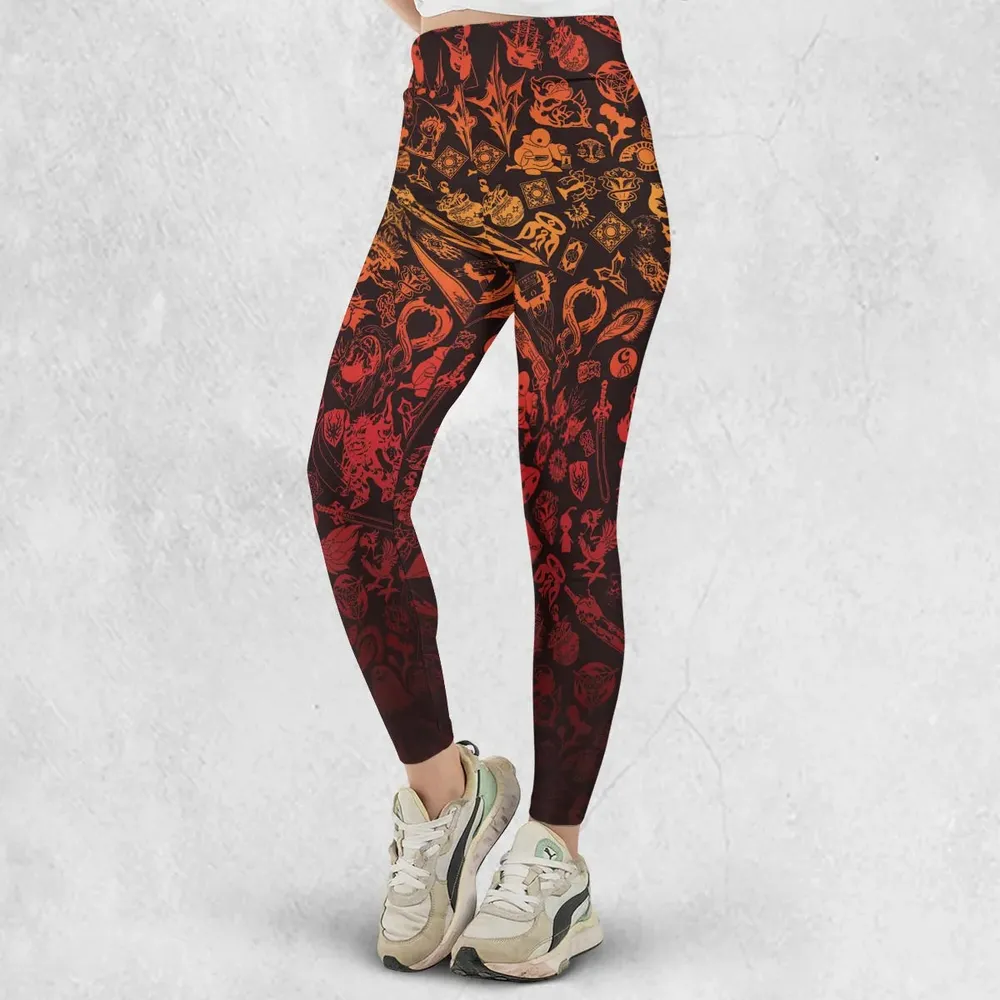 Red Moggle Final Fantasy Legging - 2