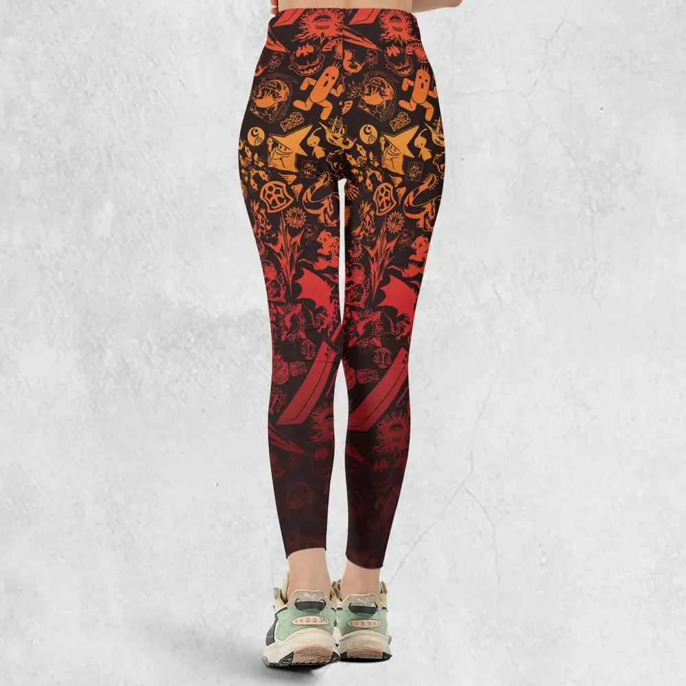Red Moggle Final Fantasy Legging - 3