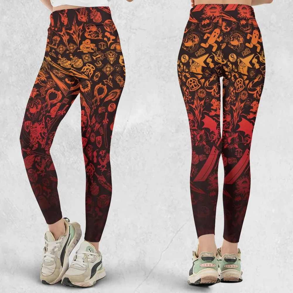 Red Moggle Final Fantasy Legging - 1