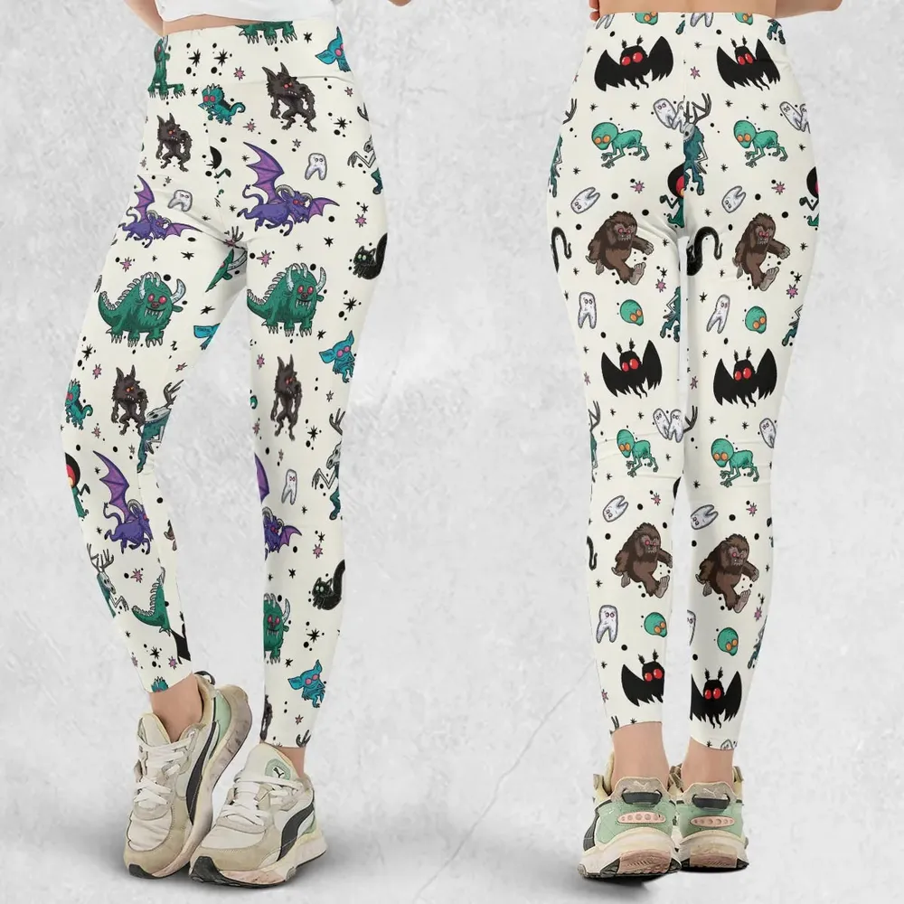 Cryptids of the Americas Cryptozoology Cryptids Monster Legging - 1