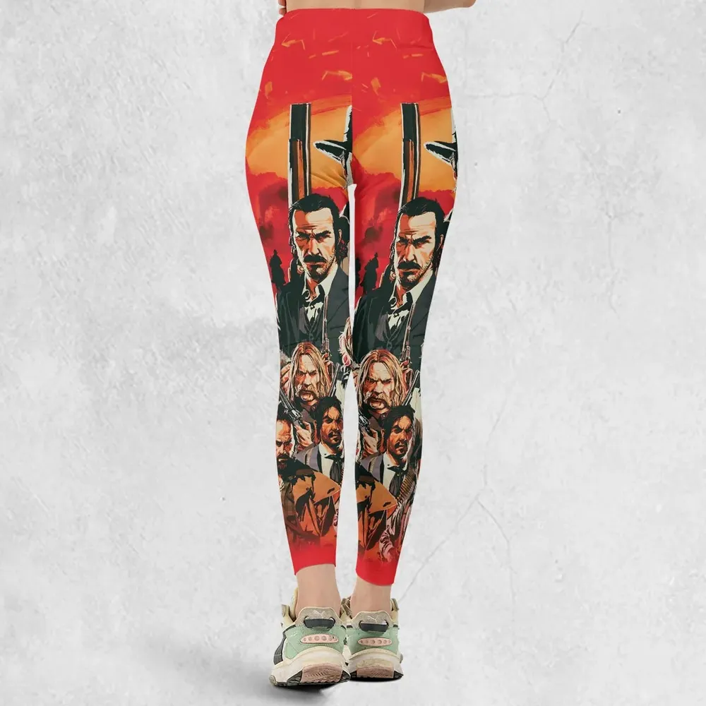 Red Dead Legging - 3