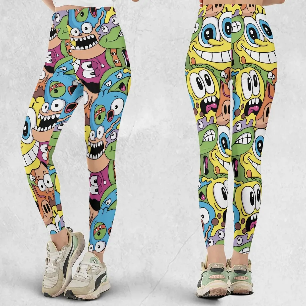 Nicktoons Squad Nickelodeon Pattern Legging - 1