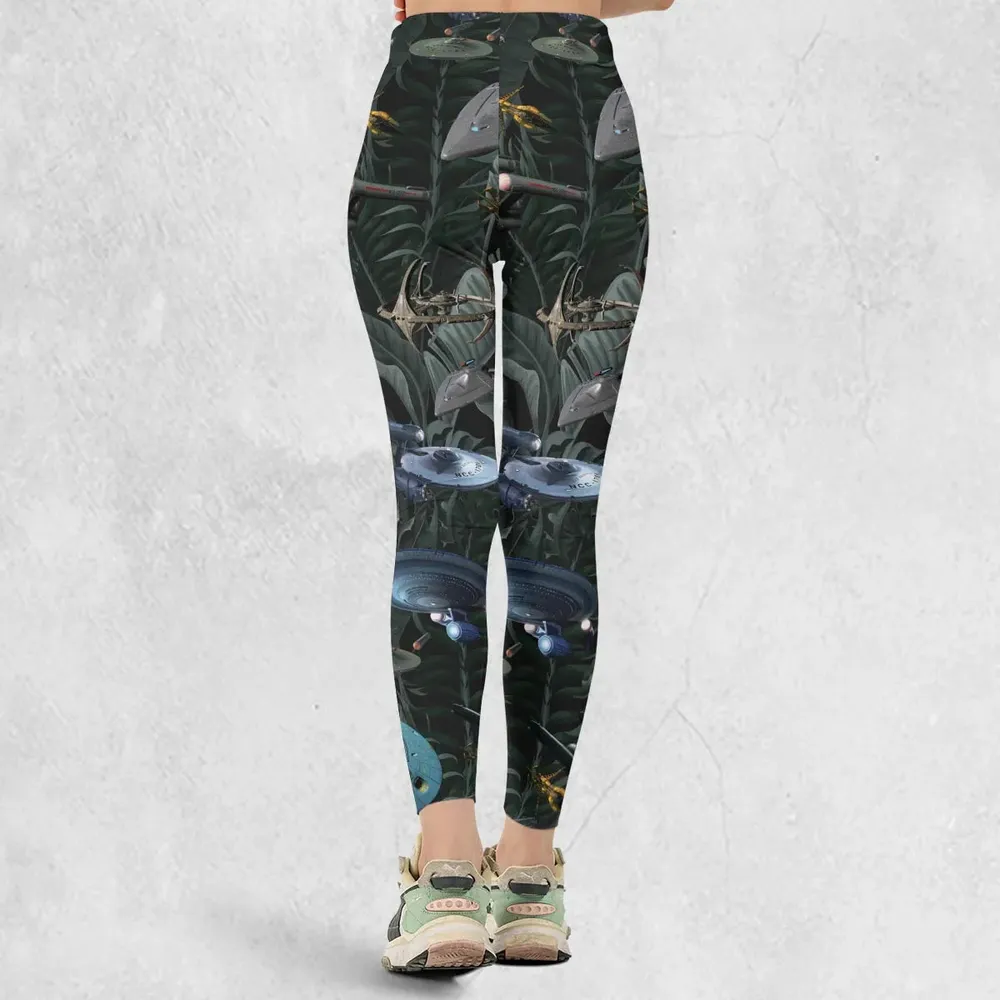 Star Trek Spaceship Pattern Legging - 3