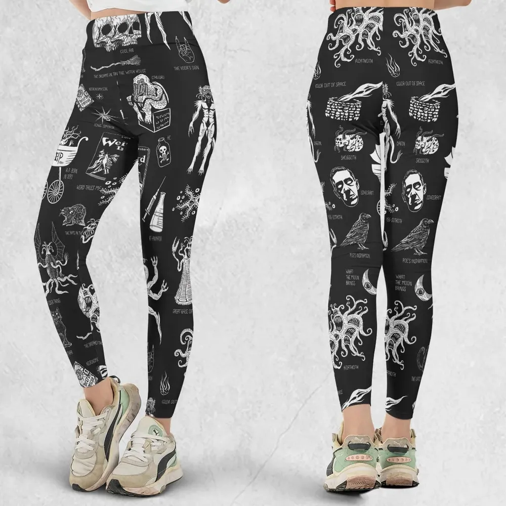 H.P. Lovecraft Monsters Legging - 1