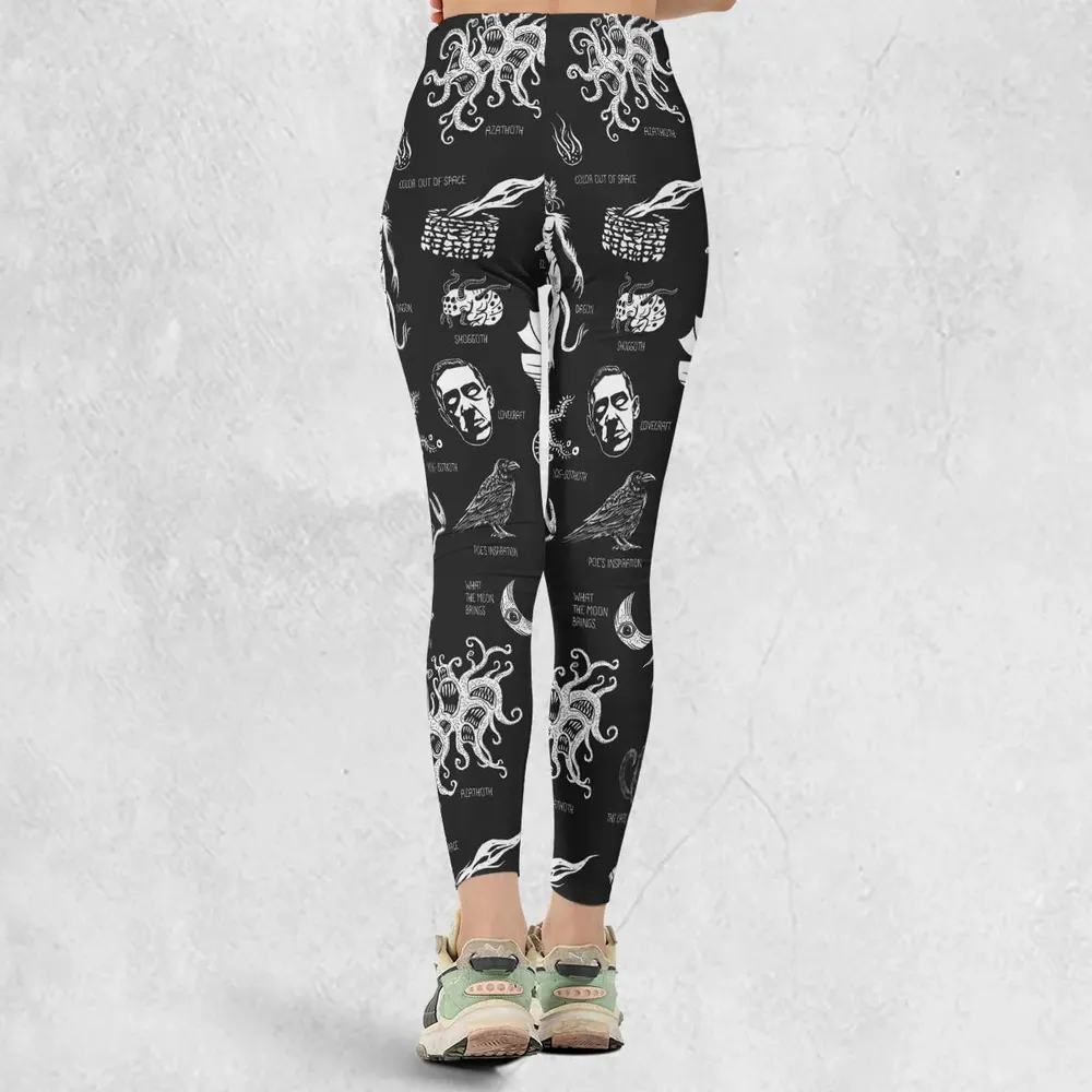 H.P. Lovecraft Monsters Legging - 3