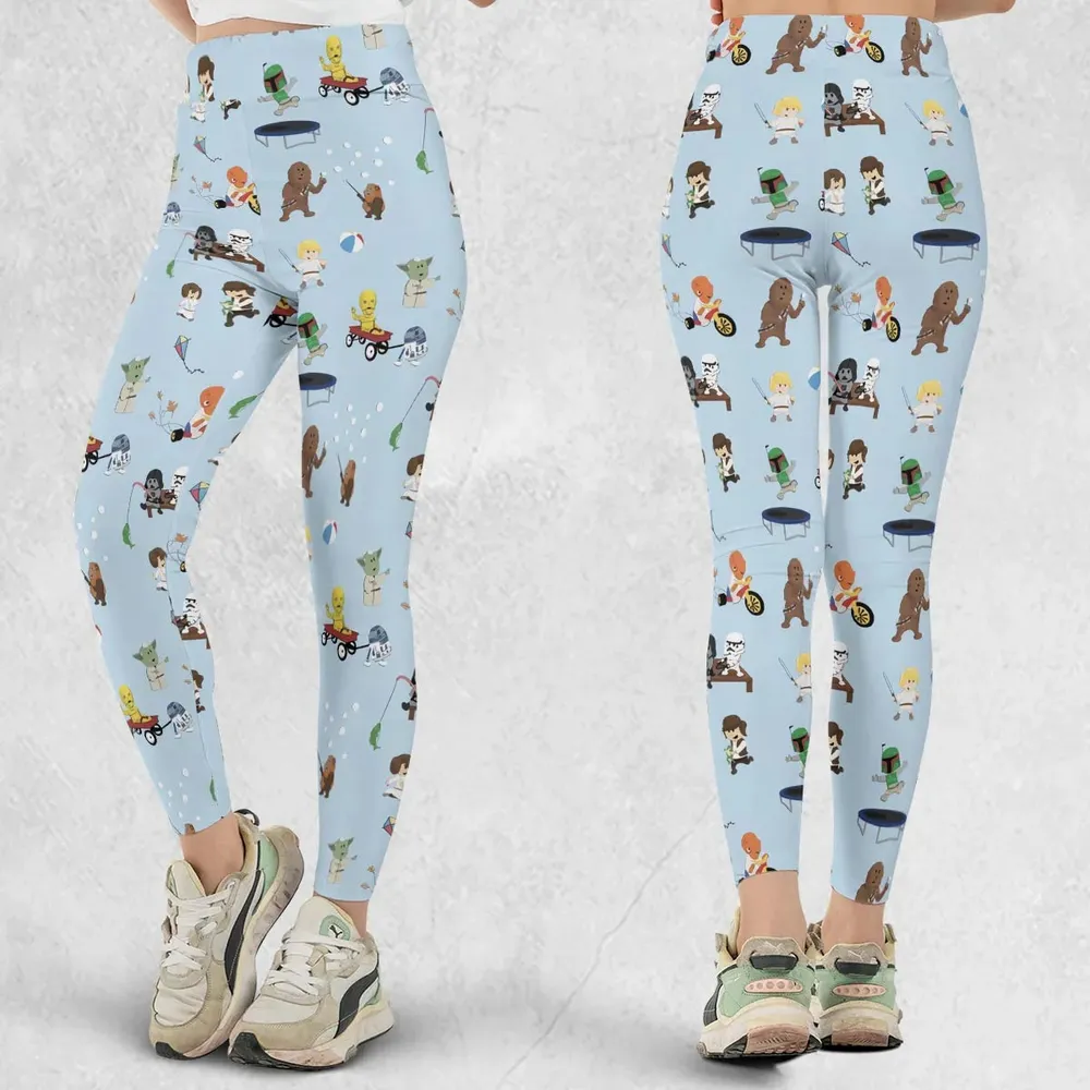 Go Fishing with Star Wars Characters Legging - 1