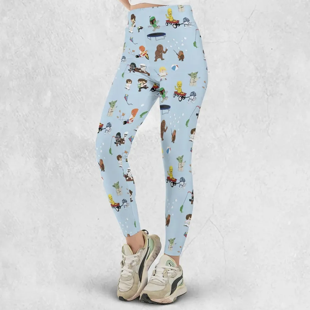 Go Fishing with Star Wars Characters Legging - 2