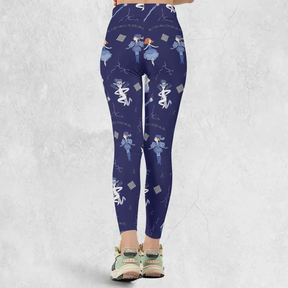 The Tempest Pattern Shakespeare Legging - 3