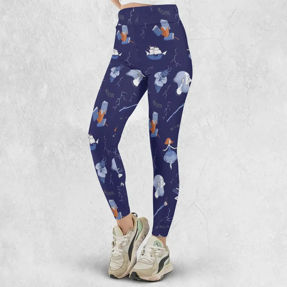 The Tempest Pattern Shakespeare Legging - 2