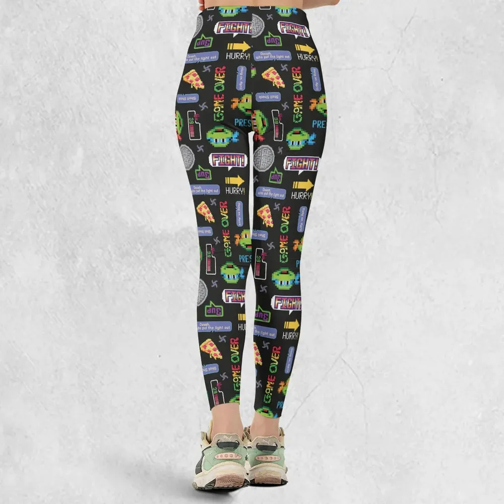 The TMNT Pixel Characters Legging - 3