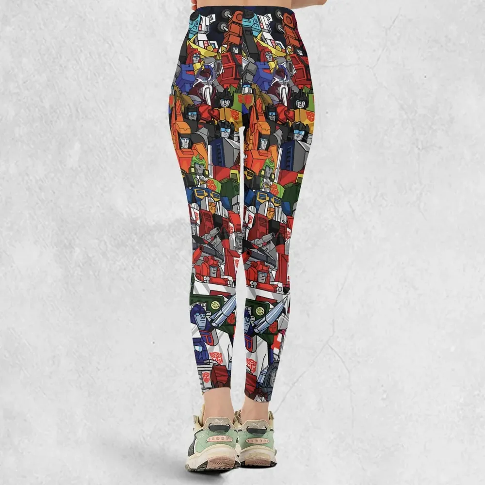 Transformers Characters Pattern Legging - 3