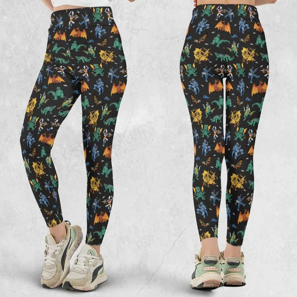 Kaiju Pattern Legging - 1