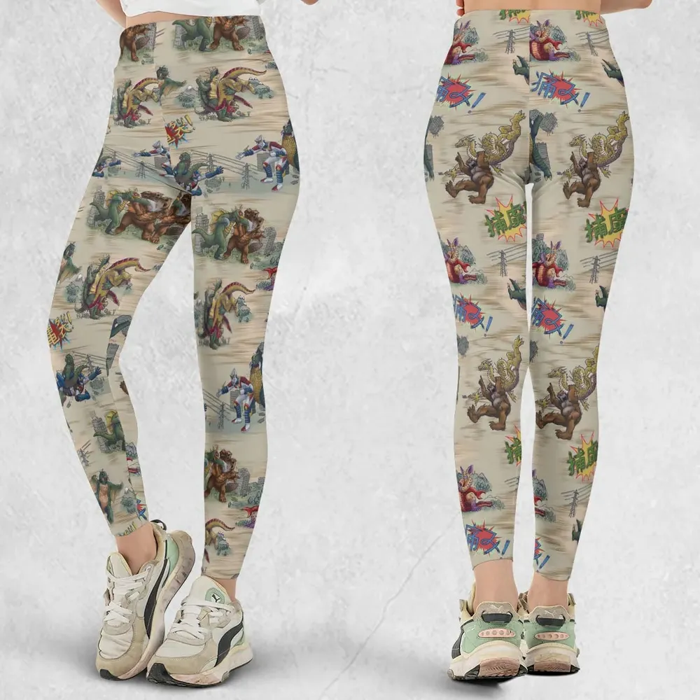 Monsters Kaiju Battles Legging - 1
