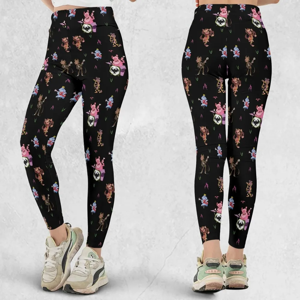 Monsters Cereal Pattern Legging - 1
