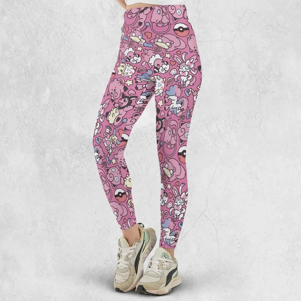 Fairy Pokemon Pattern Legging - 2