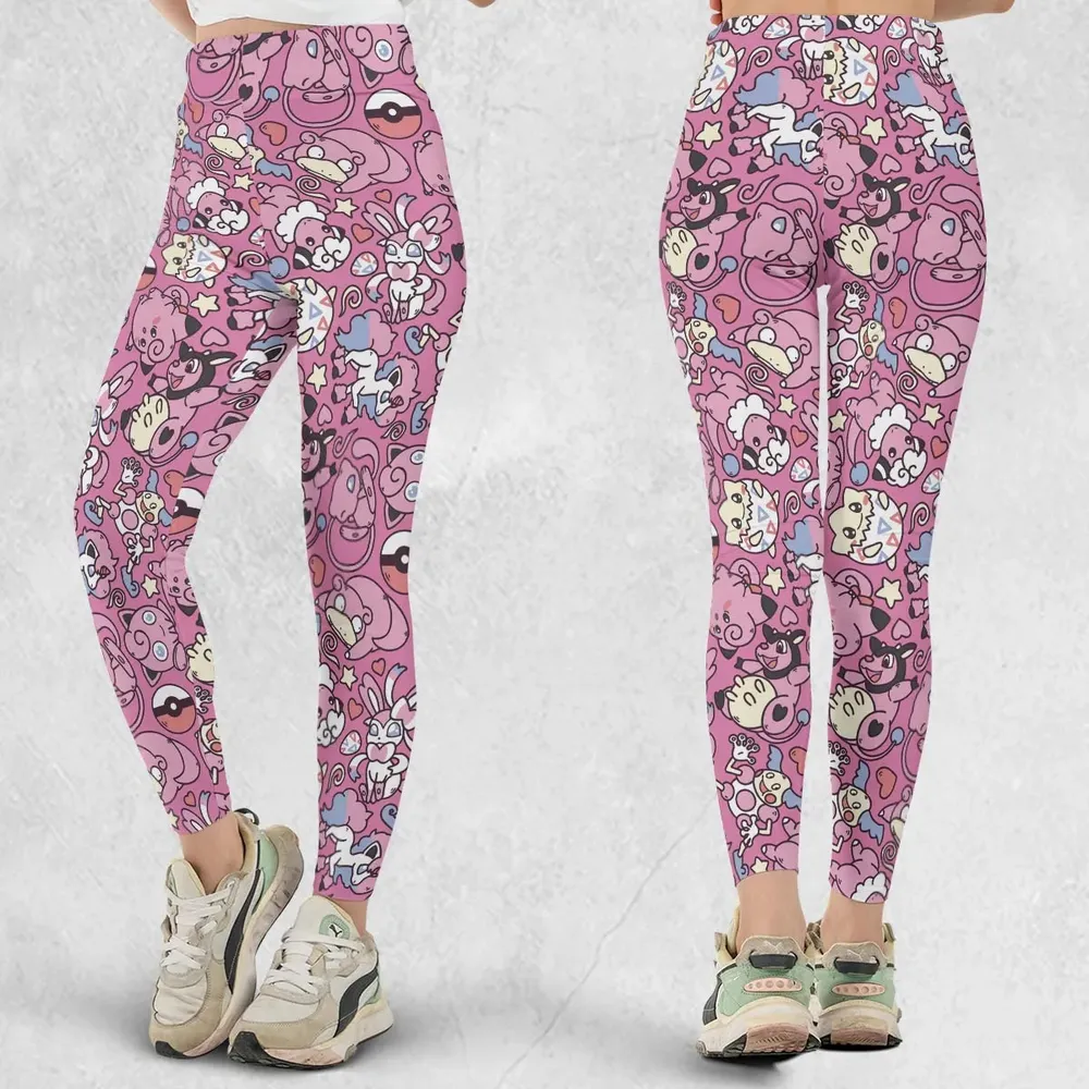 Fairy Pokemon Pattern Legging - 1
