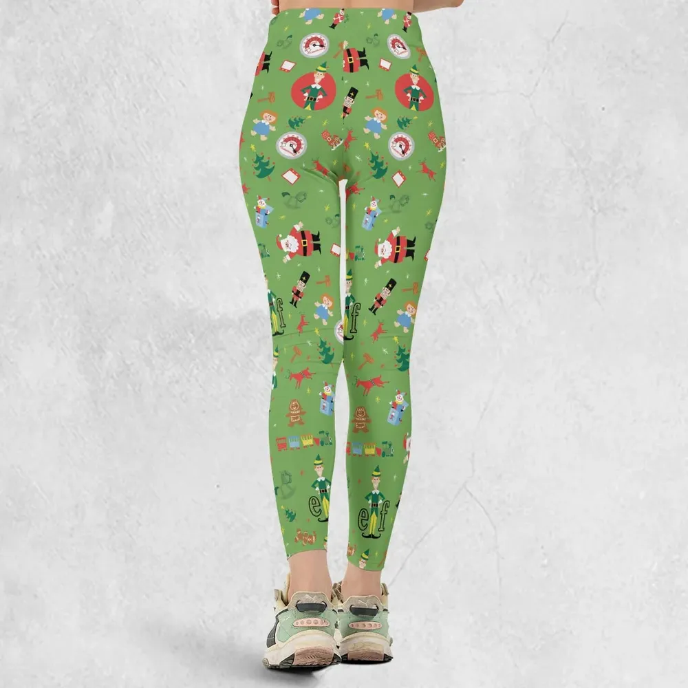 ELF Christmas Pattern Legging - 3