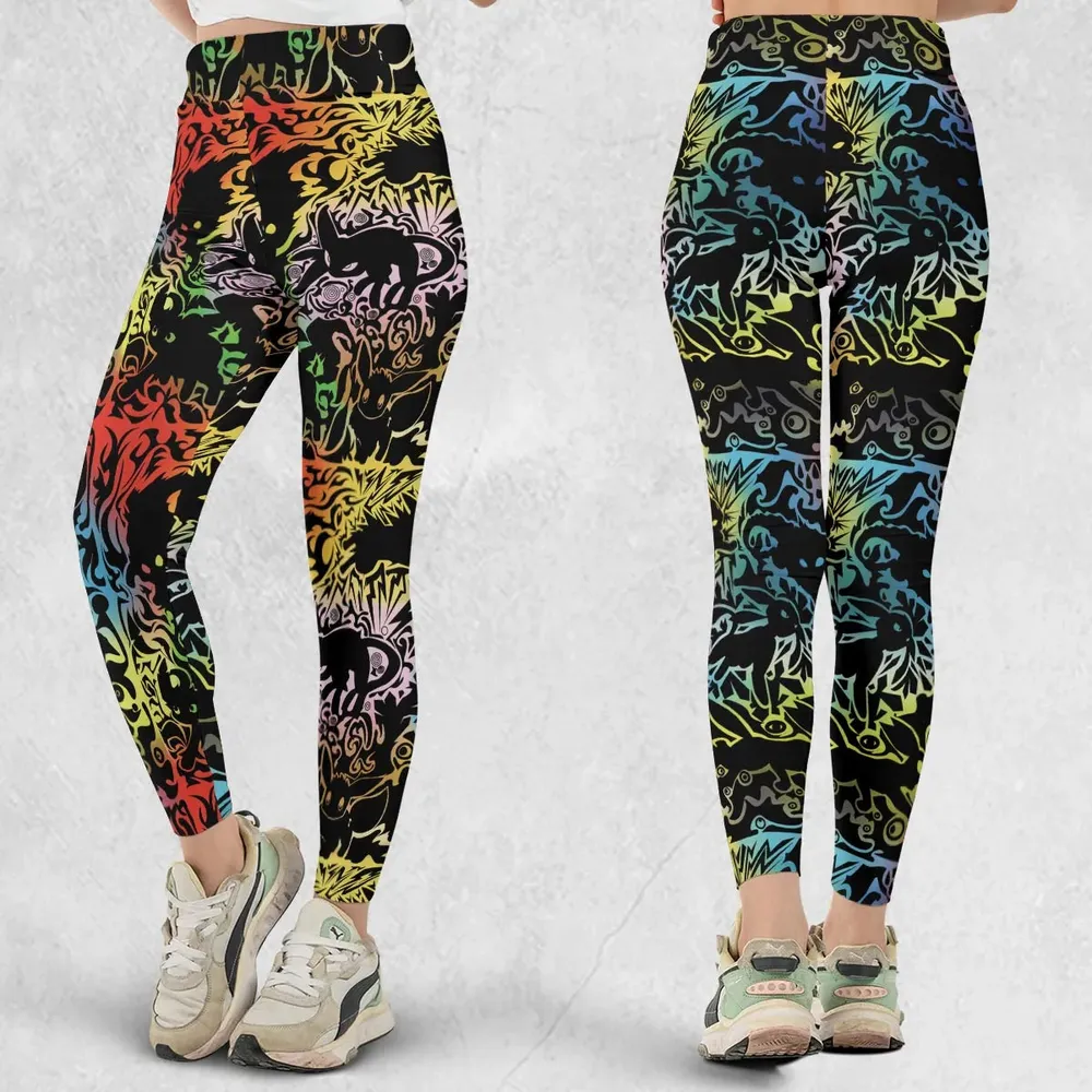 Eevee Pokemon Black Legging - 1