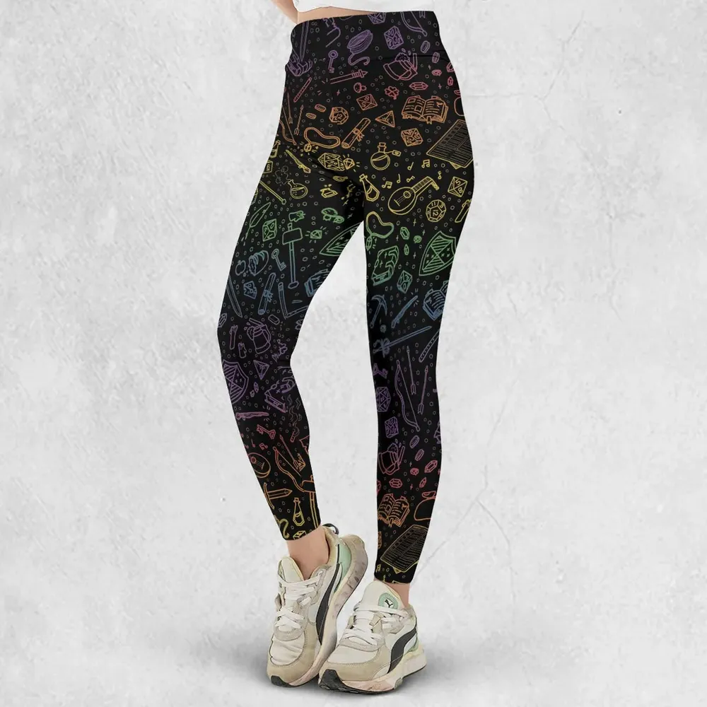 DnD Tabletop RPG Pattern Legging - 2