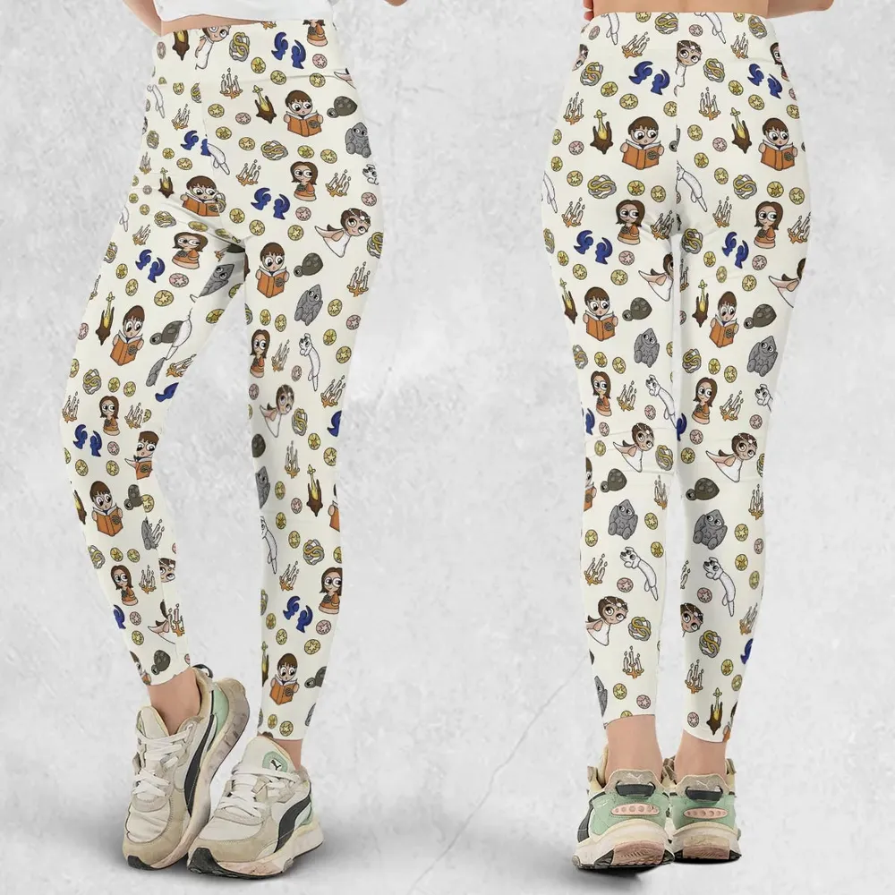 Doodle Luck Dragon Falkor The Neverending Story Legging - 1