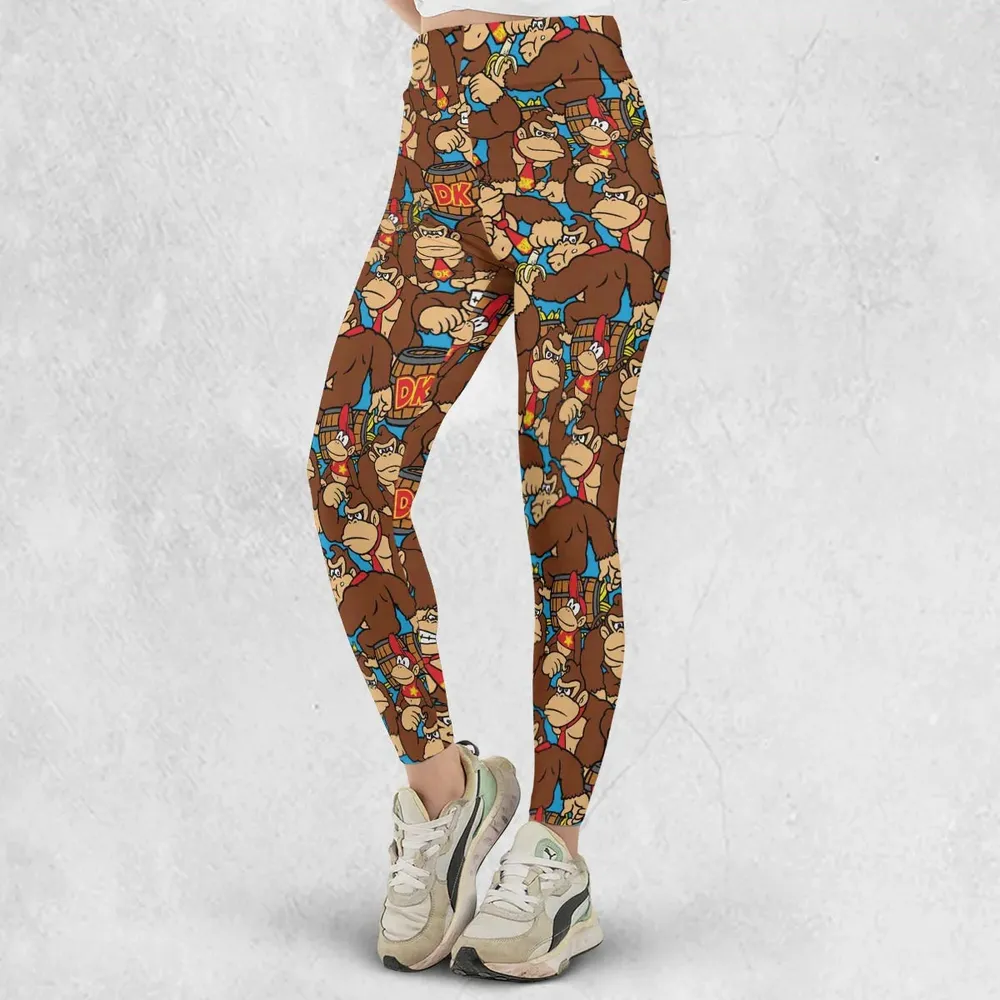 Donkey Kong Pattern Legging - 2