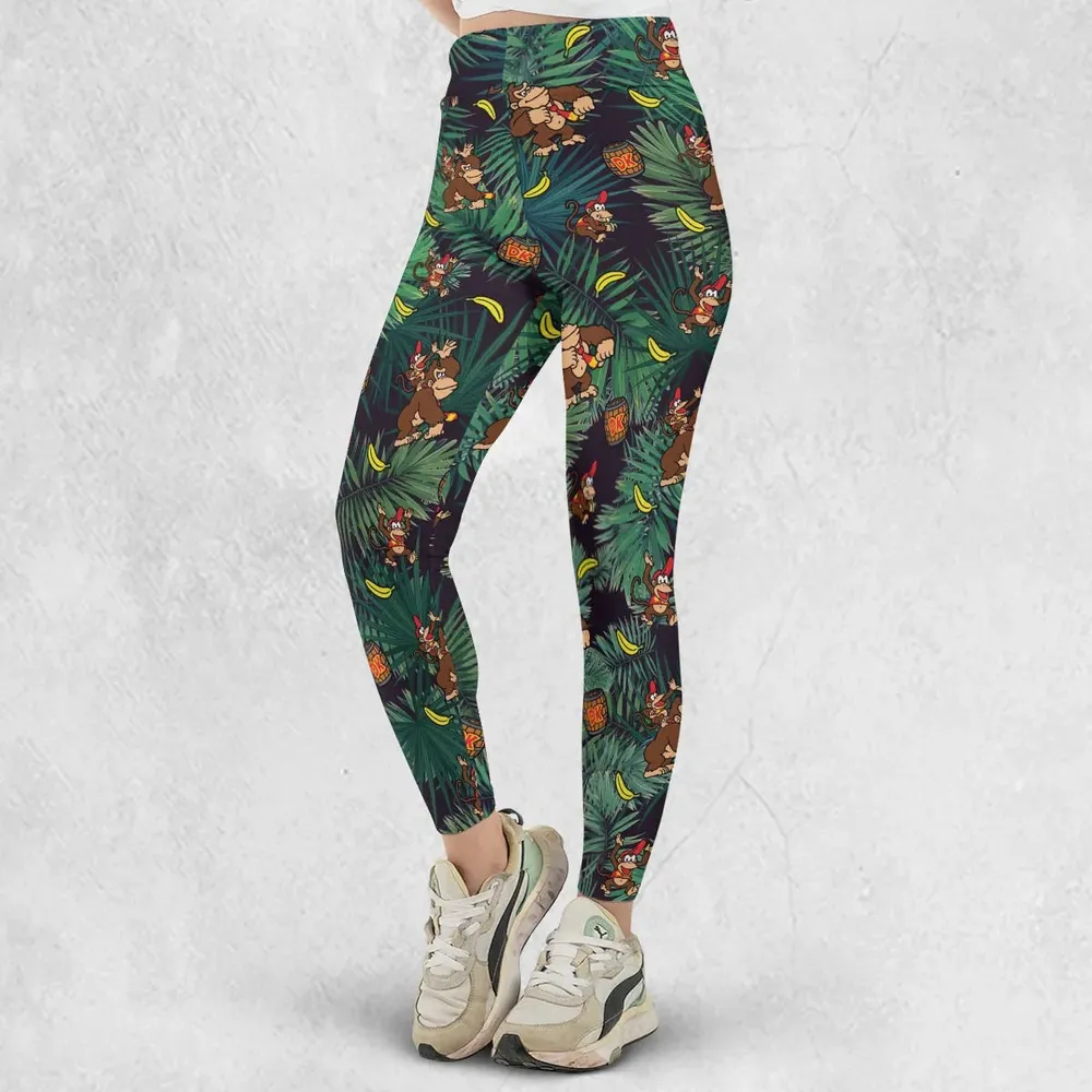Donkey Kong Nintendo Video Games Legging - 2
