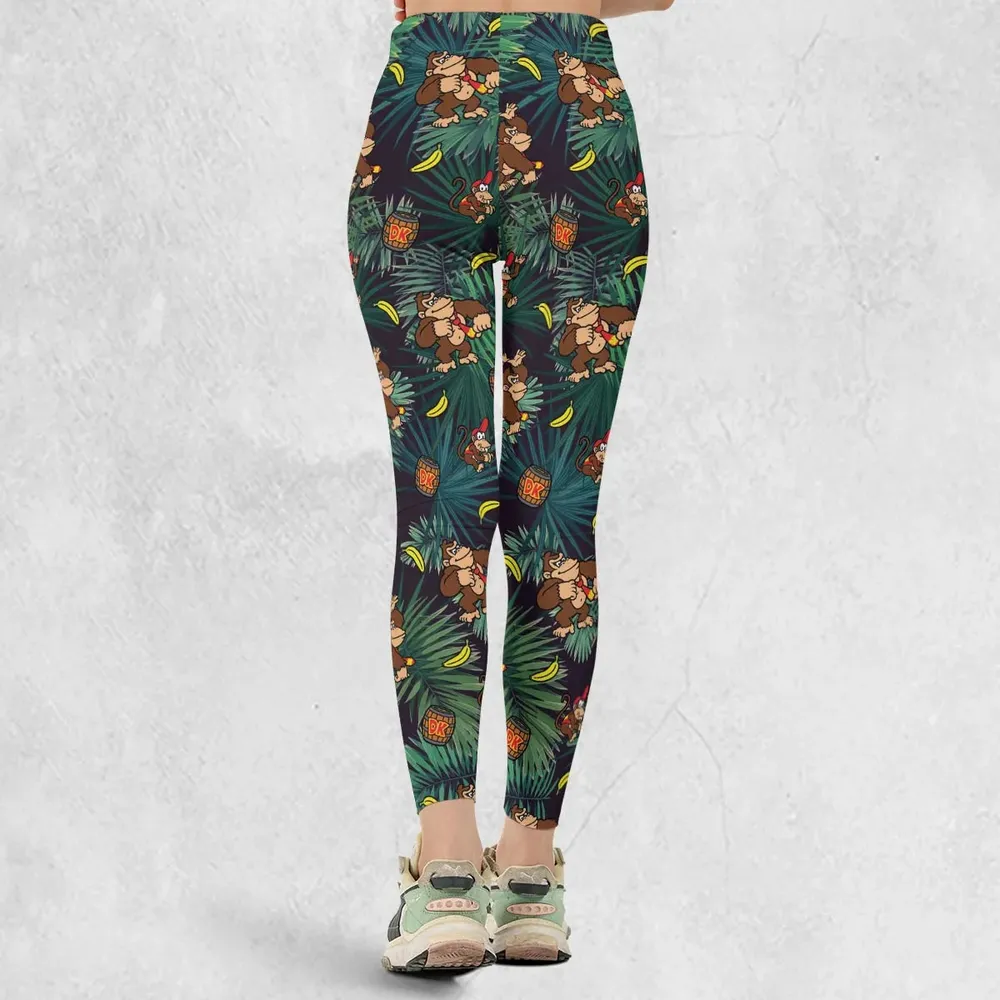 Donkey Kong Nintendo Video Games Legging - 3