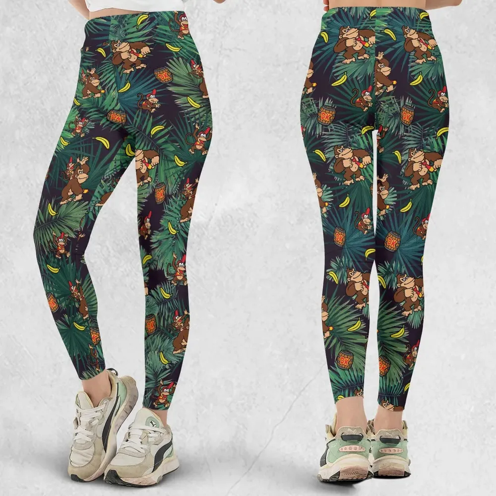 Donkey Kong Nintendo Video Games Legging - 1