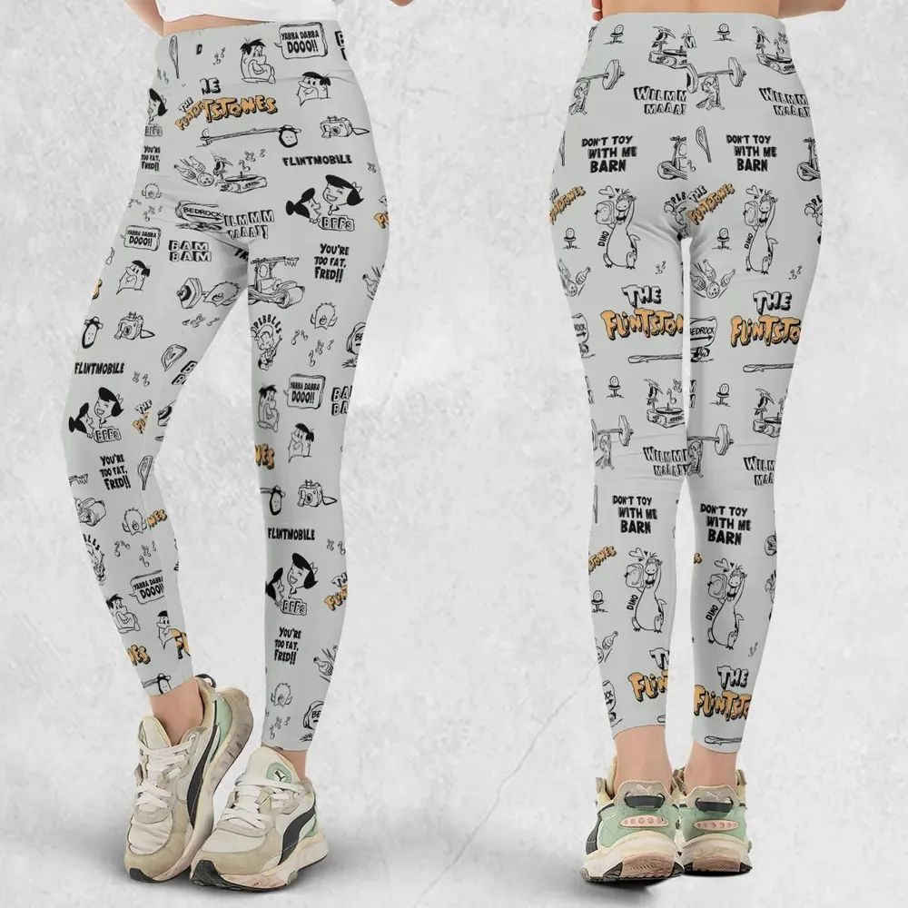 Don't Toy with Me Barn The Flintstones Legging - 1