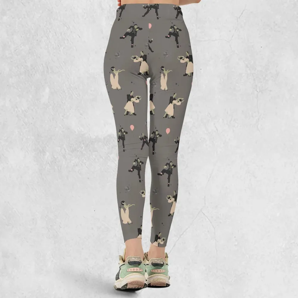Dirty Dancing Frankenstein and Bride of Frankenstein Legging - 3