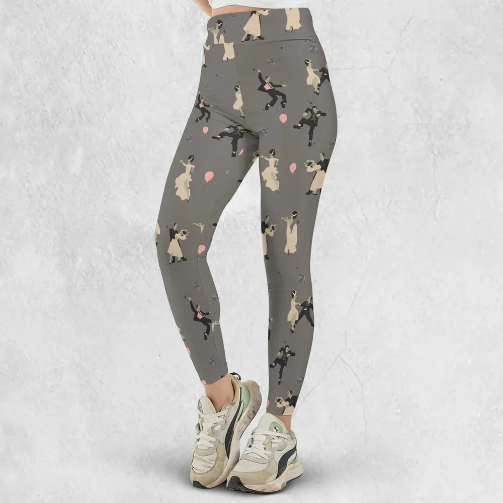 Dirty Dancing Frankenstein and Bride of Frankenstein Legging - 2