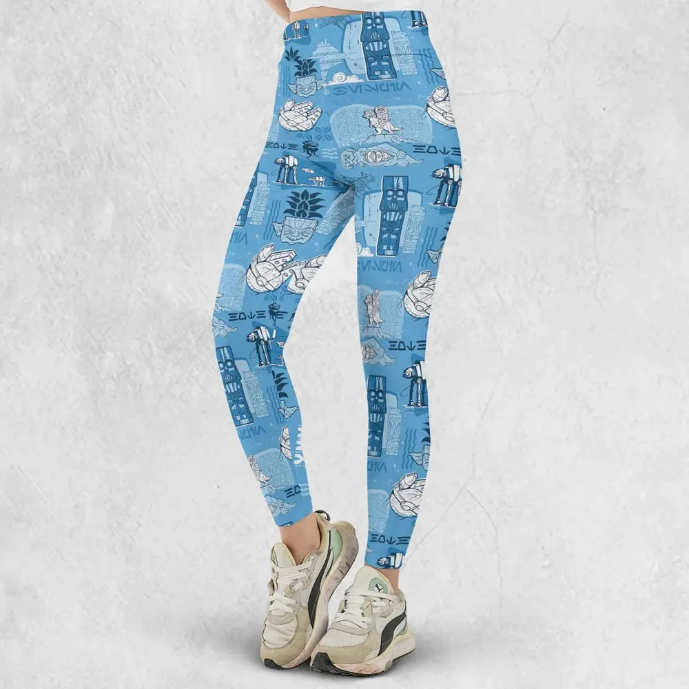 Dark Side Star Wars Tiki Shack Legging - 2
